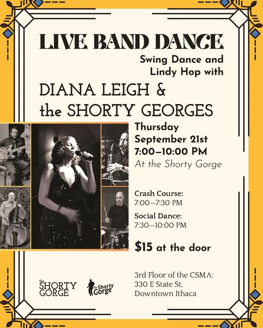 Live Swing Dance Night: Diana Leigh and the Shorty Georges